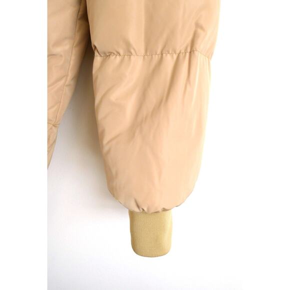 LA MAISON SIMONS Canada Recycled Down Cocoon Puffer Jacket Coat Cream XXS $275 - Picture 7 of 12